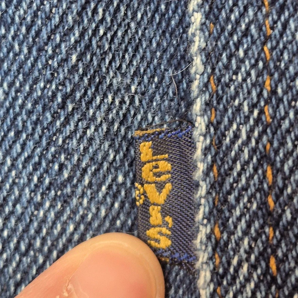 VTG 1982 Levi's For Men Skosh 34x30 Jeans Straight Leg Denim Made in USA